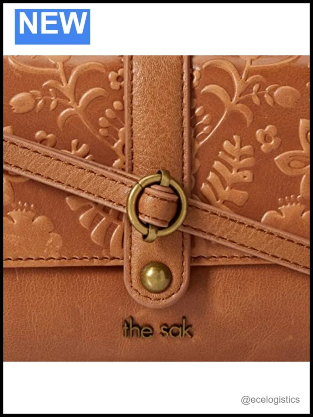 The Sak Sequoia Extra Large Smartphone Crossbody Leather Floral